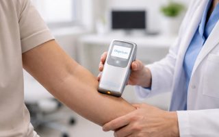 personne-appareil-oligoscan-bras-patient