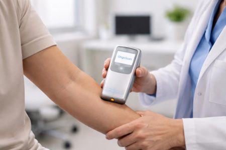 personne-appareil-oligoscan-bras-patient