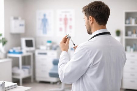 medecin-seringue-cabinet-medical-moderne