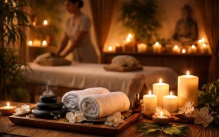 salon-massage-zen-bougies-pierres-chaudes