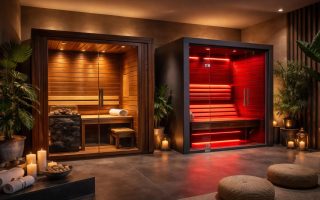 spa-sauna-bois-sombre-moderniste-plantes