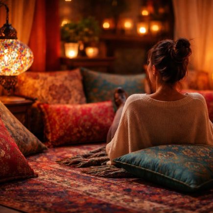 interieur-oriental-tapis-lampe-coussins