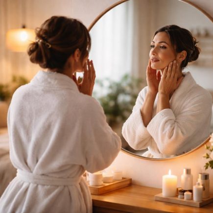 femme-peignoir-miroir-chambre