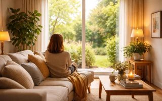 salon-chaleureux-canape-plante-fenetre