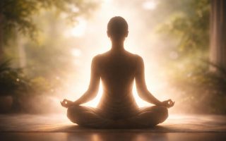 silhouette-meditation-lueur-apaisante-serenite